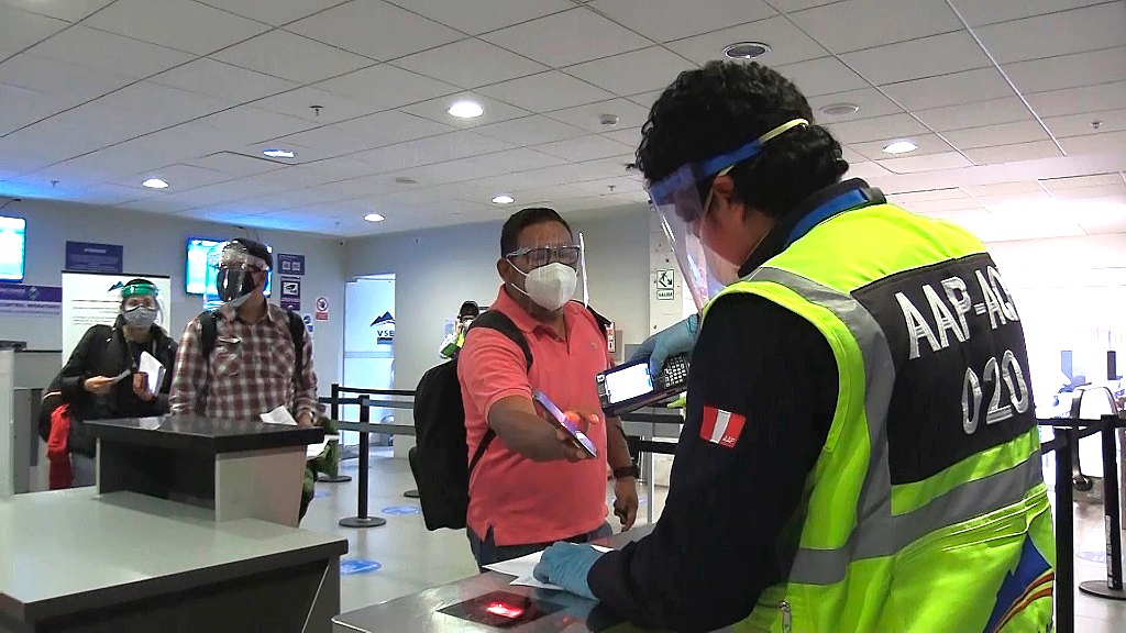 Aeropuerto de Arequipa Refuerza Control Sanitario con Autoridades de Salud, para la Atención de Vuelos Internacionales